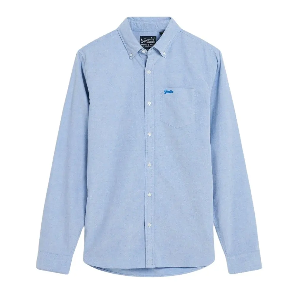 Chemise Superdry Chemise Oxford à manches longues en coton biologique EU