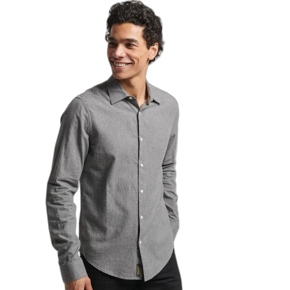 Camicia a maniche lunghe in cotone Superdry