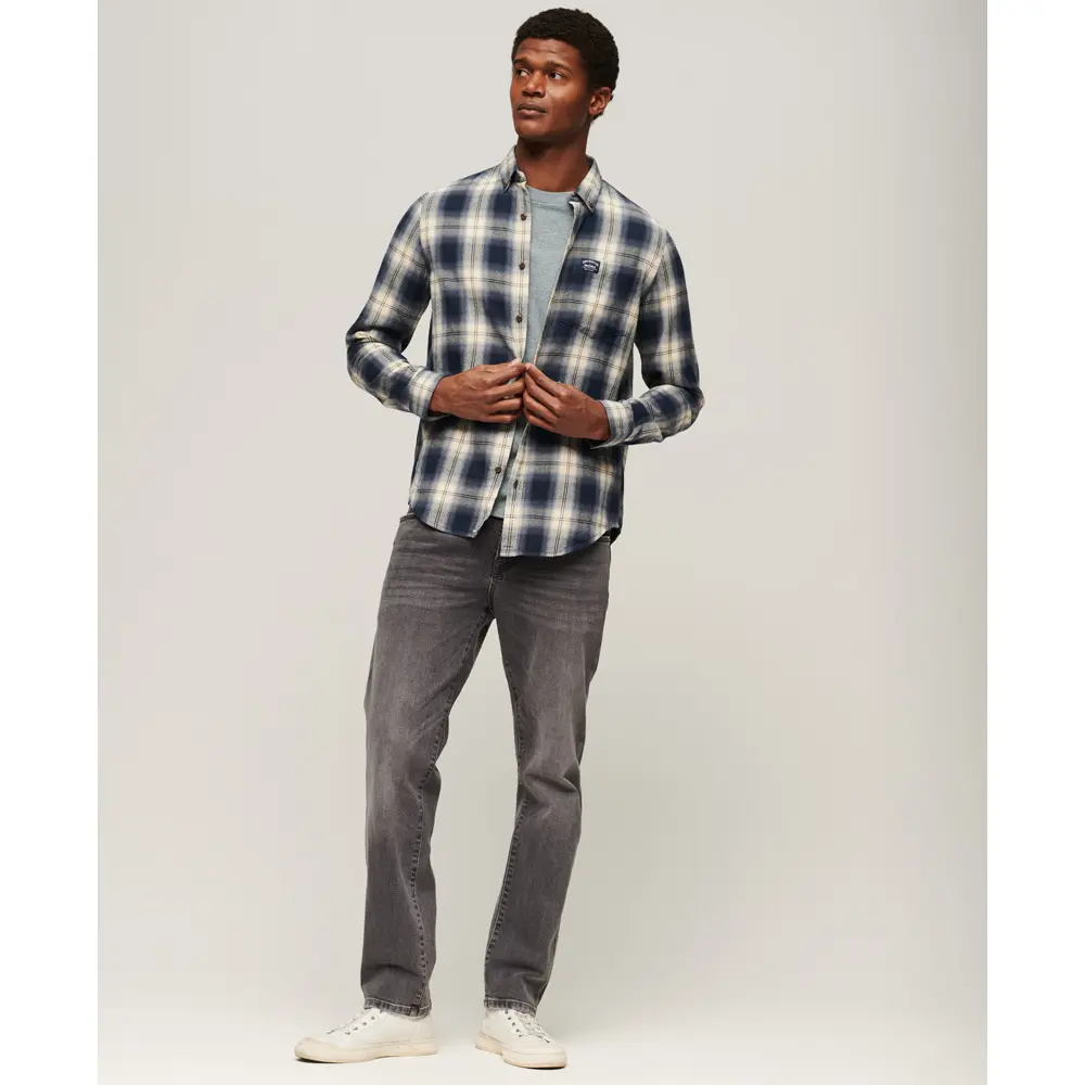 Chemise Superdry Chemise à carreaux en coton biologique EU