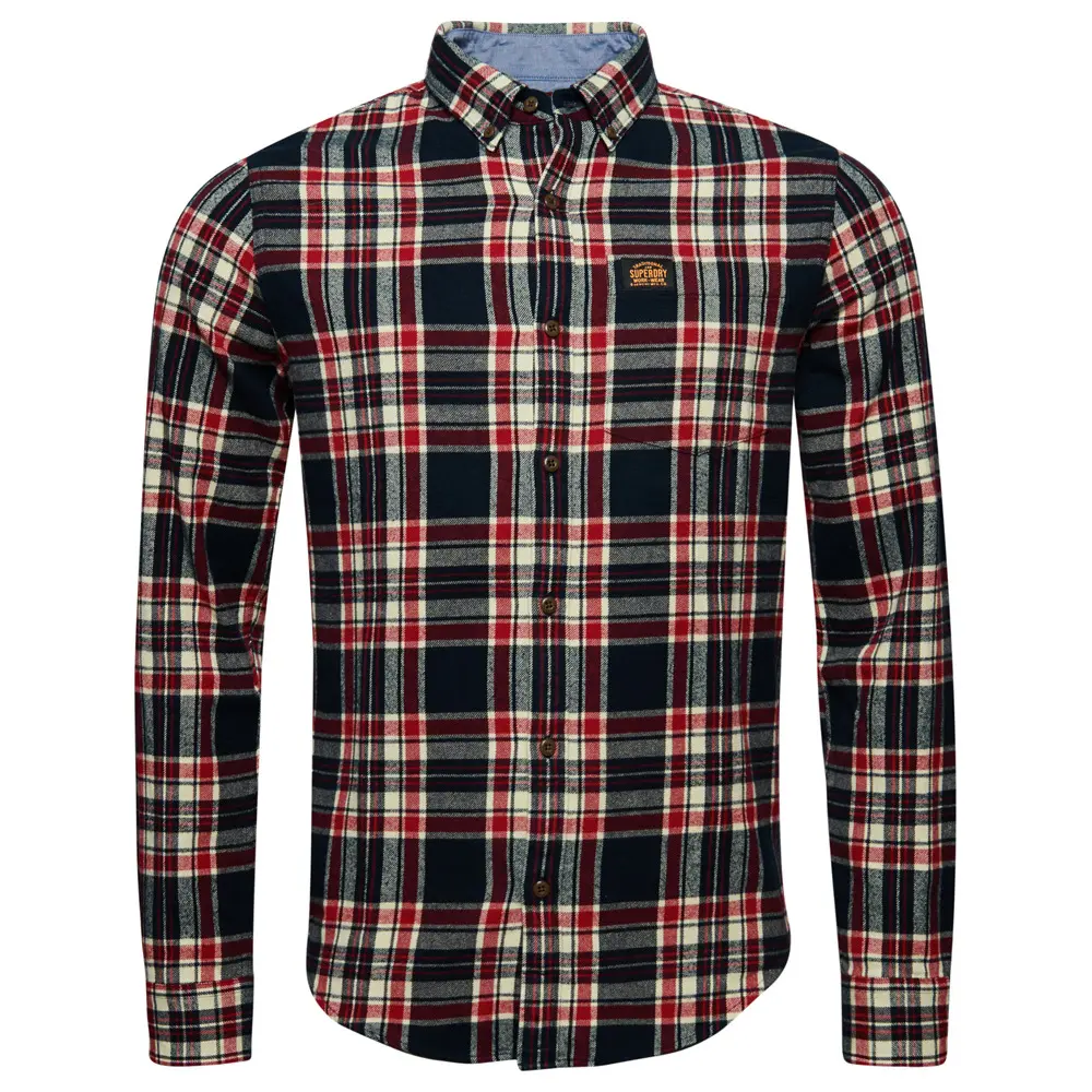 Chemise Superdry Chemise à carreaux en coton à manches longues de bûcheron EU