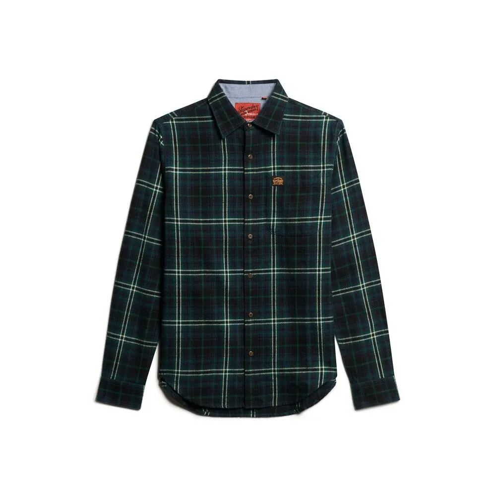 Chemise Superdry Chemise de bûcheron en coton à manches longues EU