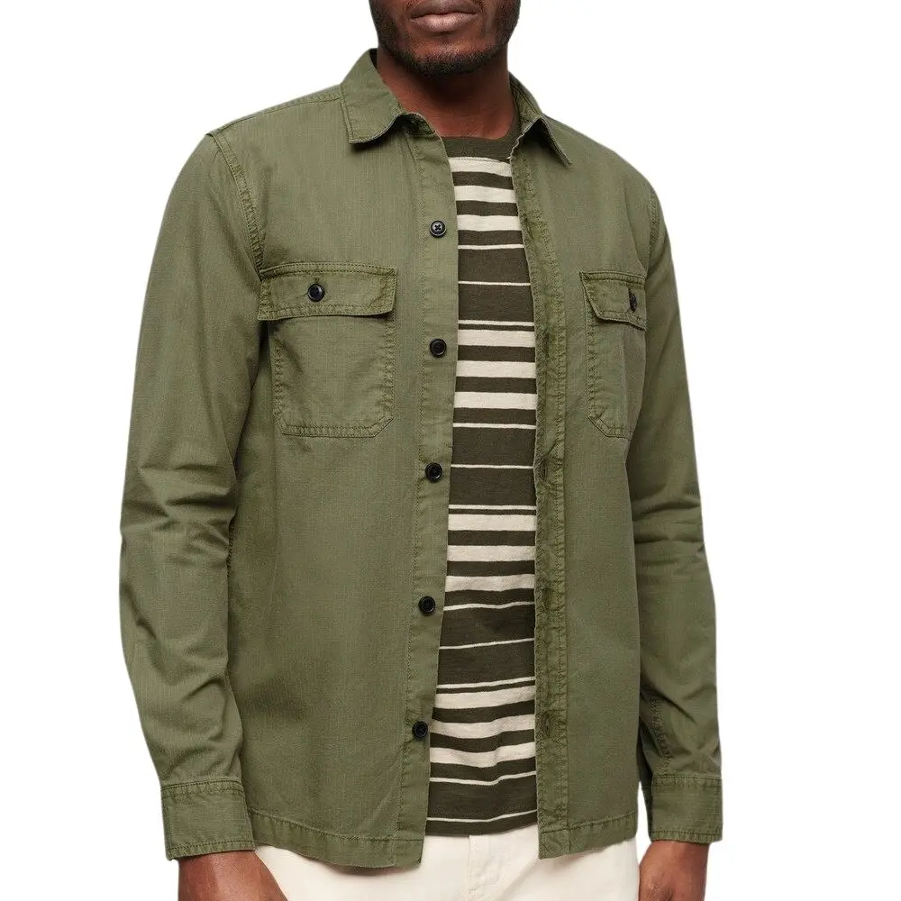Chemise militaire manches longues Superdry