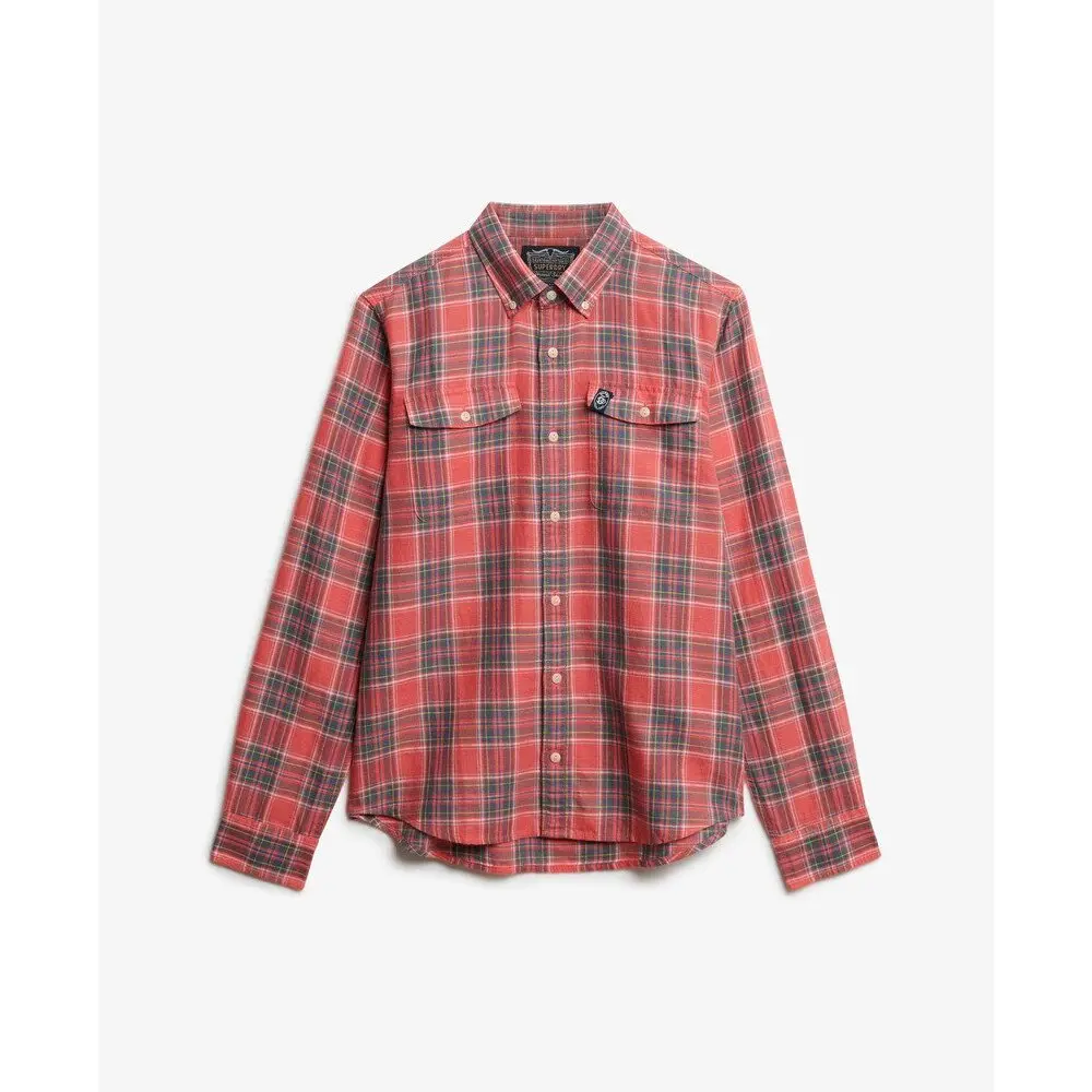 Camicia a quadri a maniche lunghe Superdry The Merchant Store