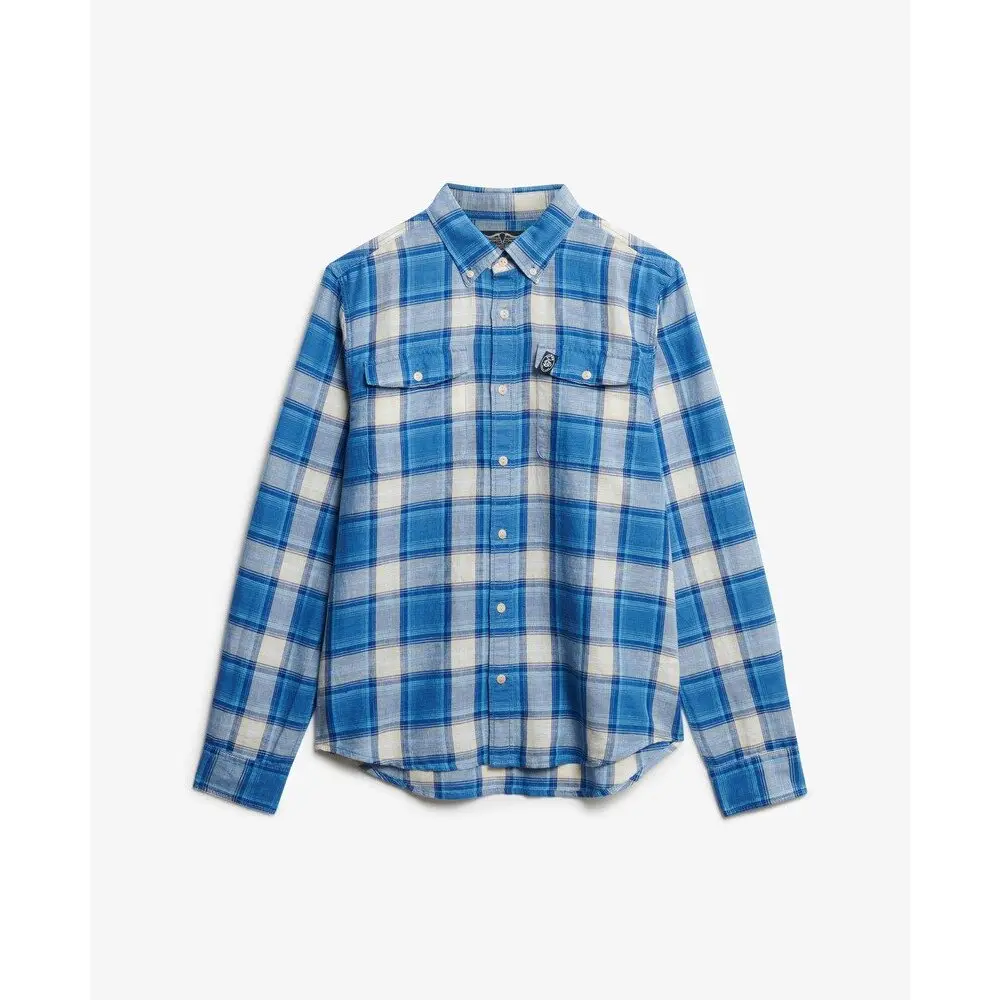 Camicia a quadri a maniche lunghe Superdry The Merchant Store