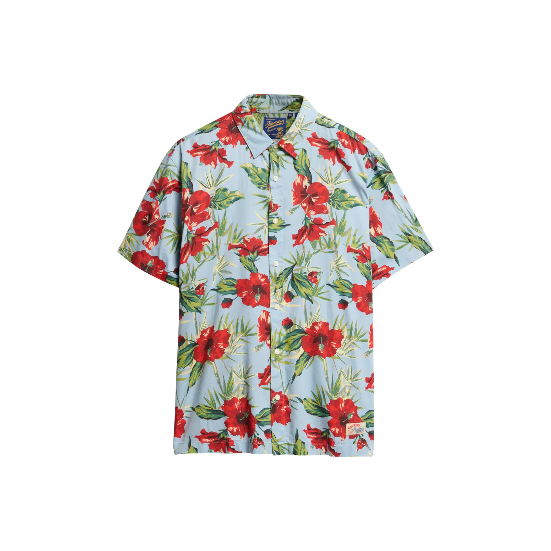 Chemise Superdry Shirt Print Hawaiian Bird of paradise EU