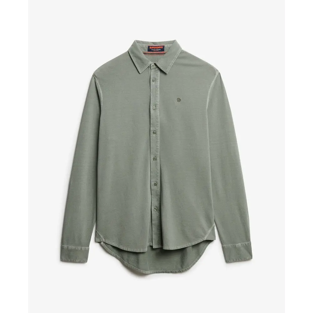 Chemise manches longues en piqué Superdry Vintage Destroy