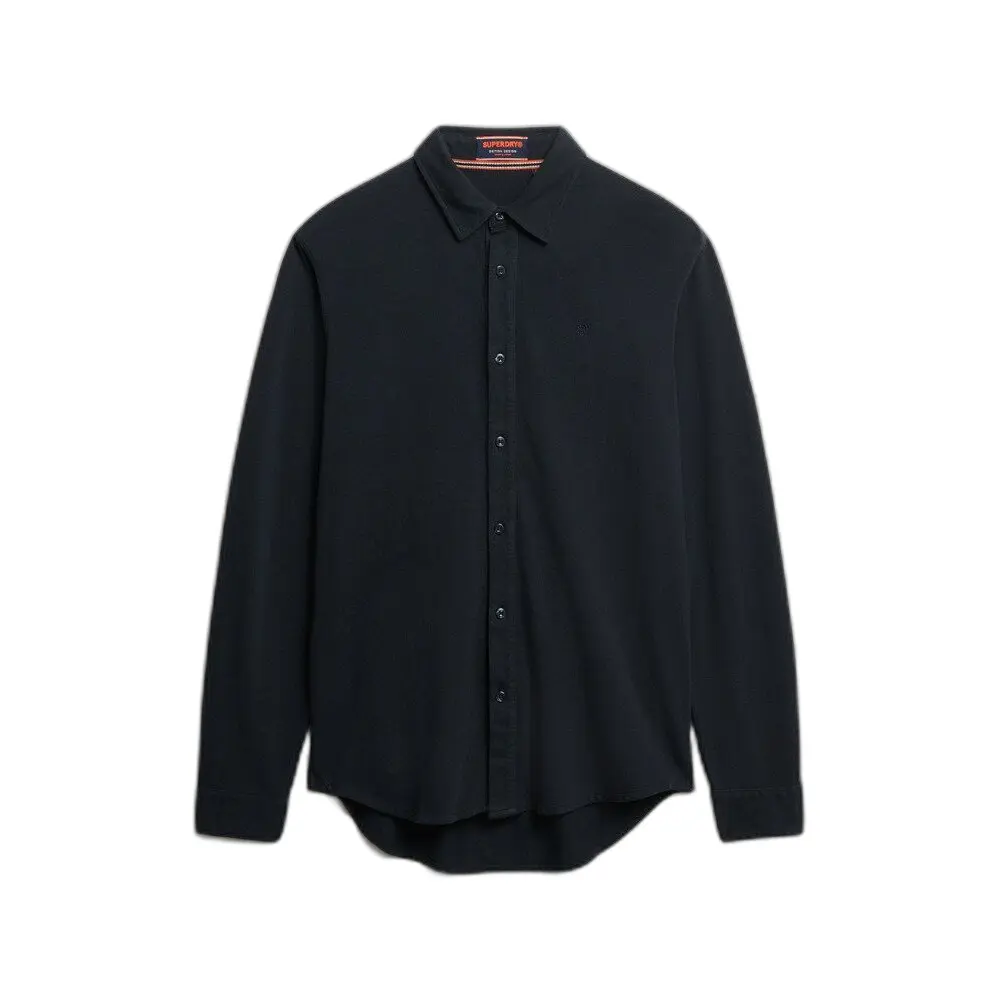 Chemise Superdry Chemise à manches longues en piqué détruit vintage EU