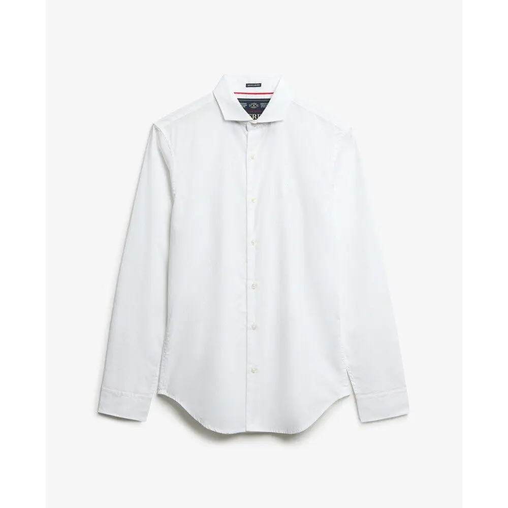 Superdry Uomo Bianco Camicia