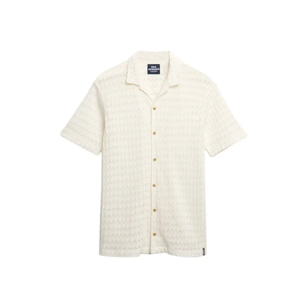Chemise Superdry Chemise à manches courtes en texture tricotée EU