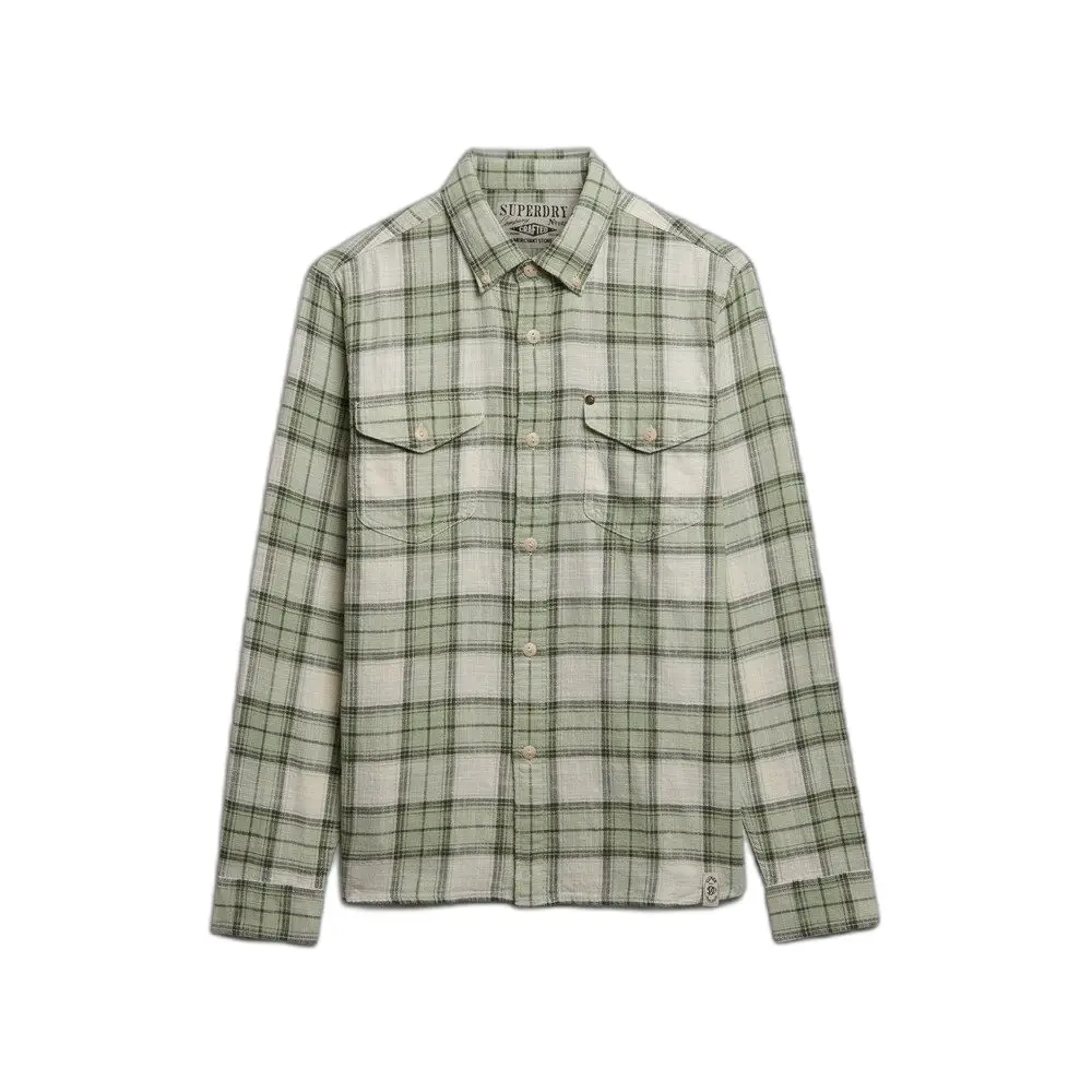 Chemise à carreaux manches longues Superdry Merchant Lite