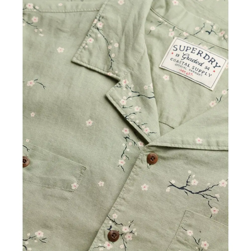 Chemise Superdry Chemise de plage imprimée à manches courtes EU