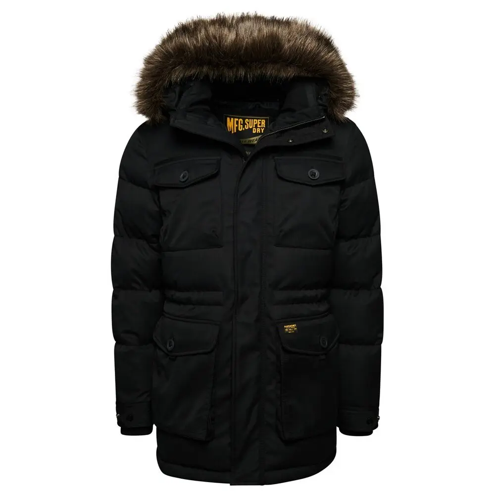 Parka con pelliccia sintetica Superdry Chinook