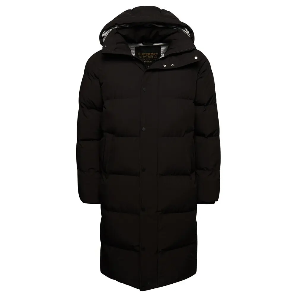 Lange Daunenjacke mit Kapuze Superdry