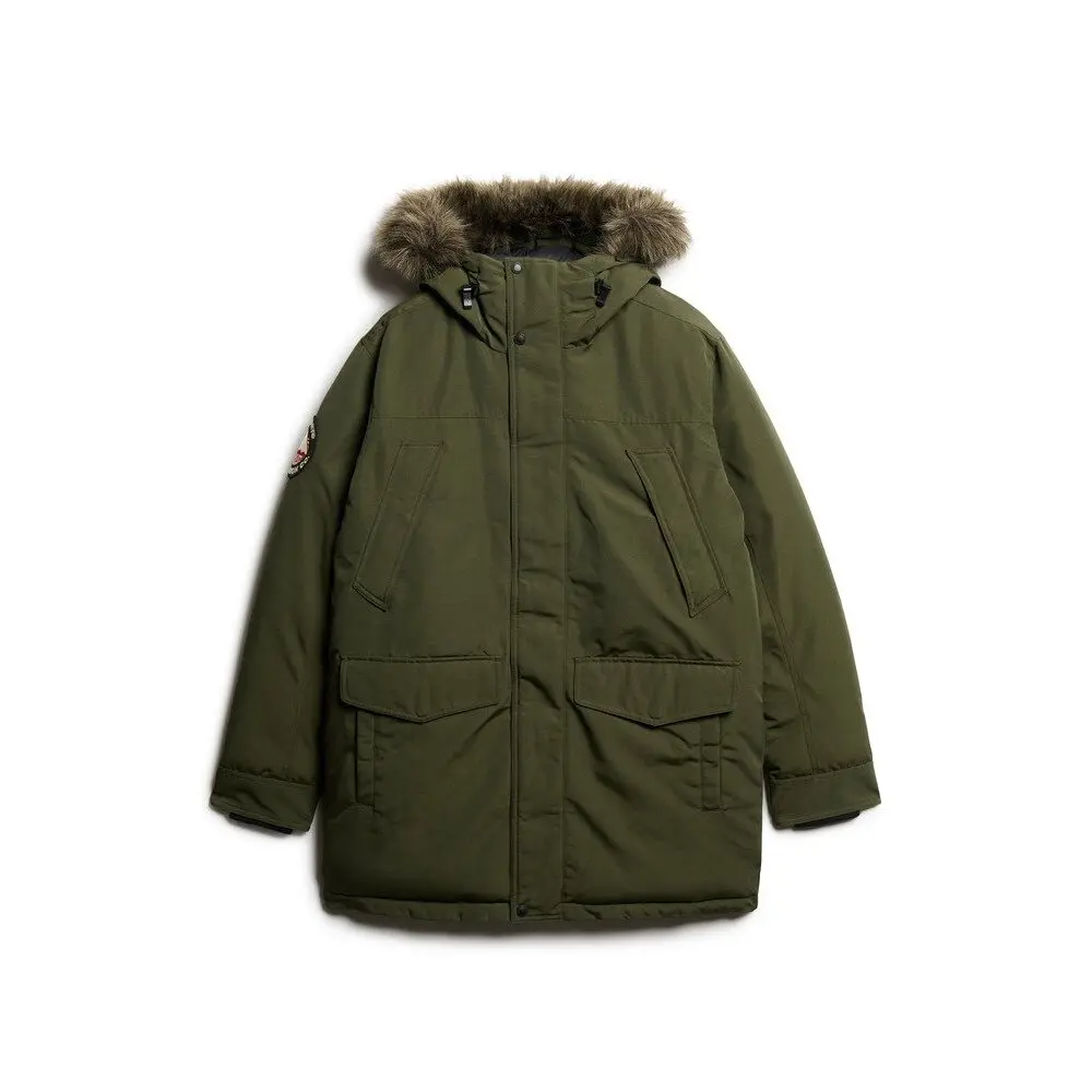 Parka in pelliccia sintetica Superdry Everest