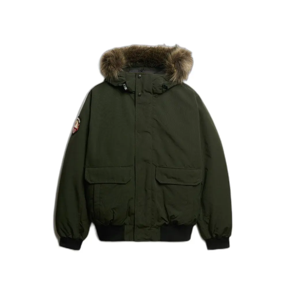 Doudoune Superdry Bomber à fourrure synthétique Everest