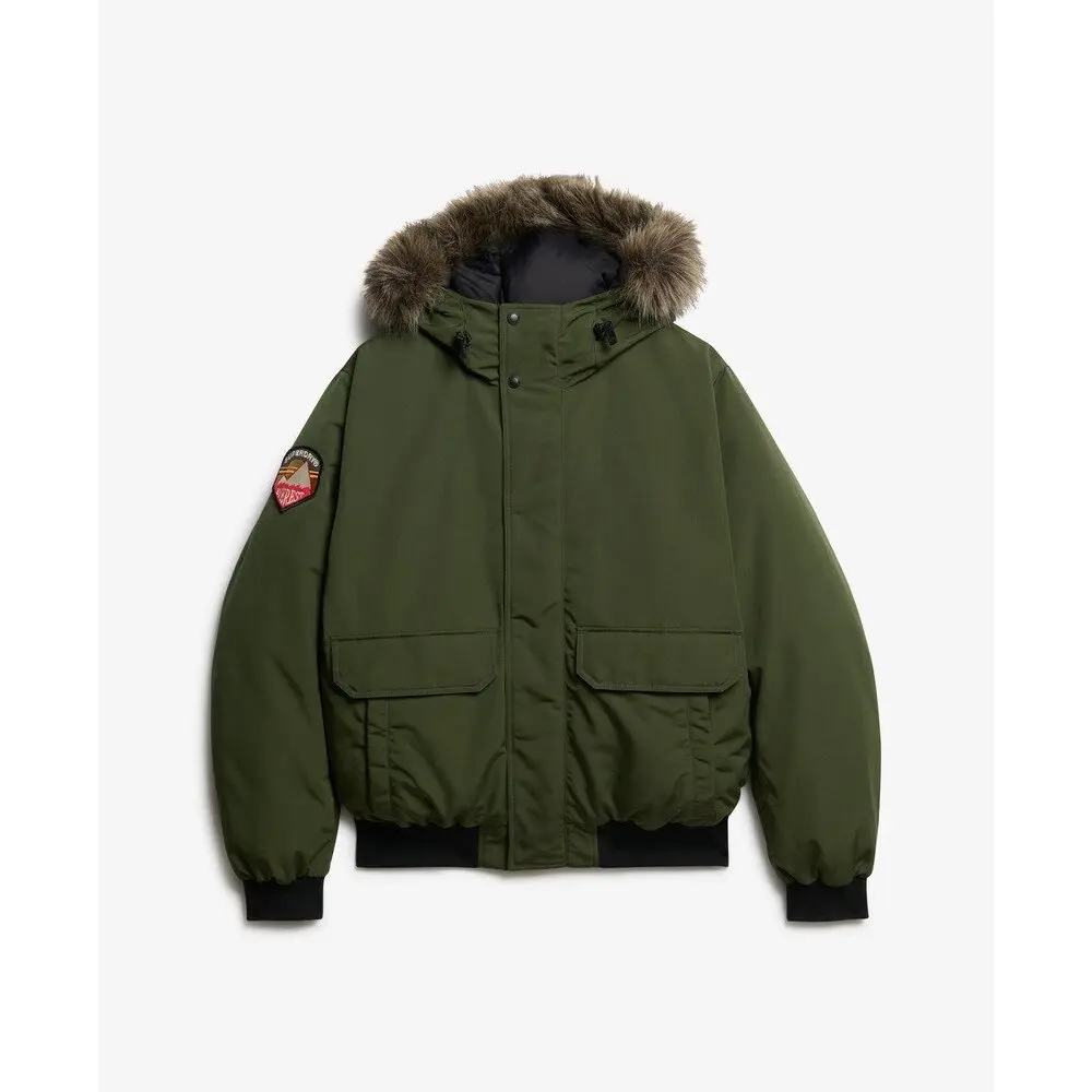 Blouson Superdry Bomber à fourrure synthétique Everest EU - vue 2