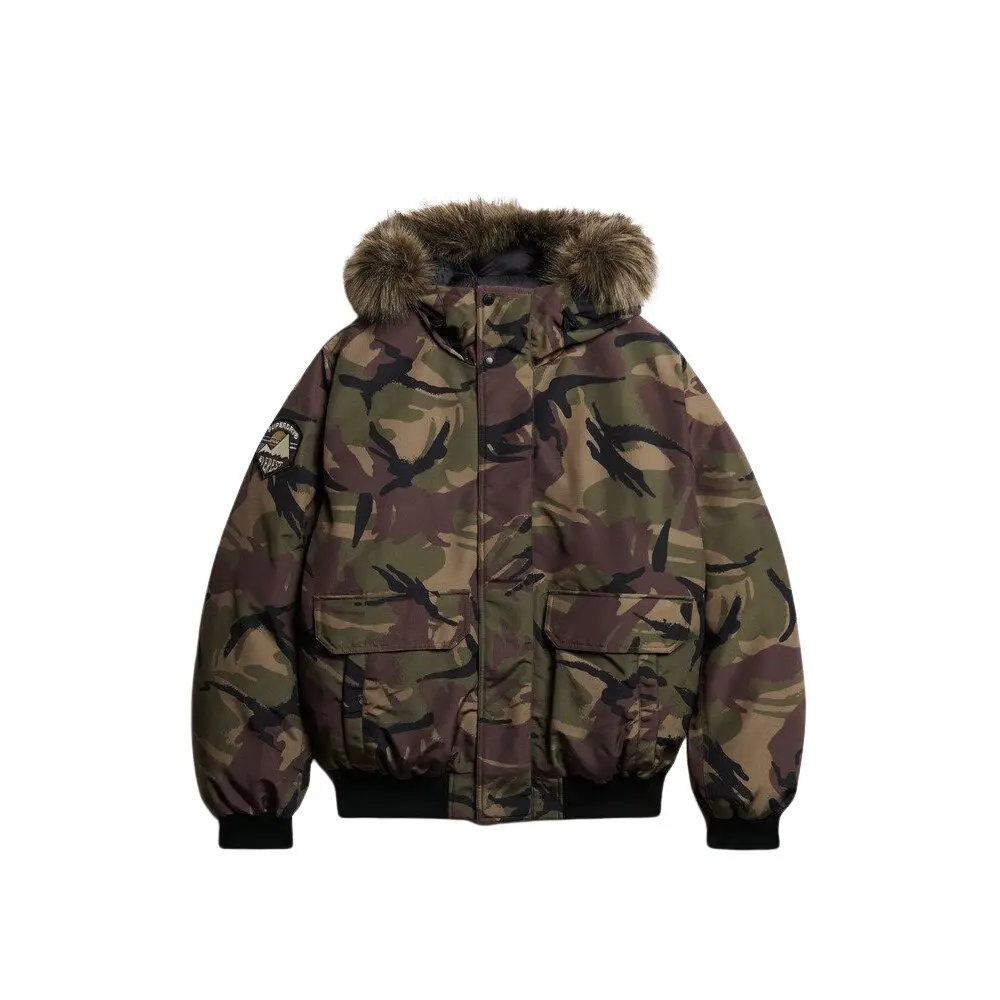 Blouson Superdry Bomber à fourrure synthétique Everest EU - vue 9