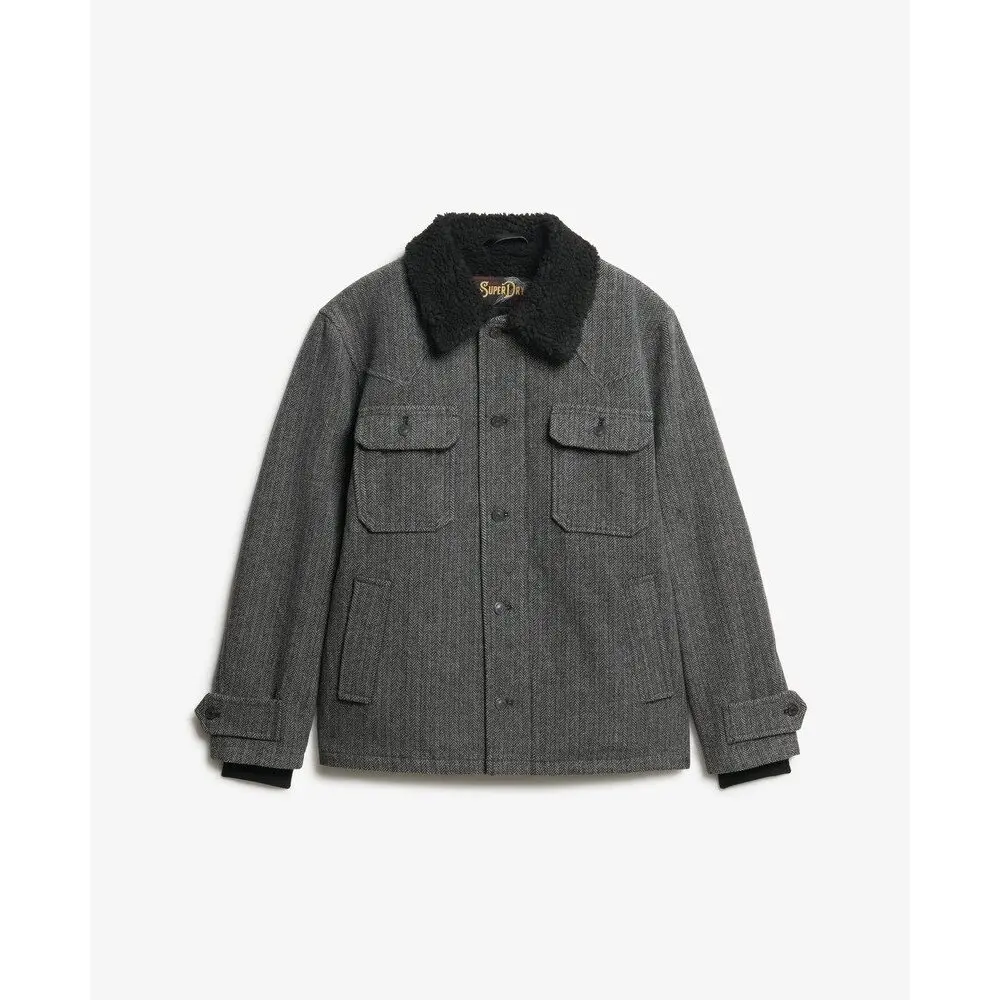 Blouson Superdry Veste de travail en laine marchande EU