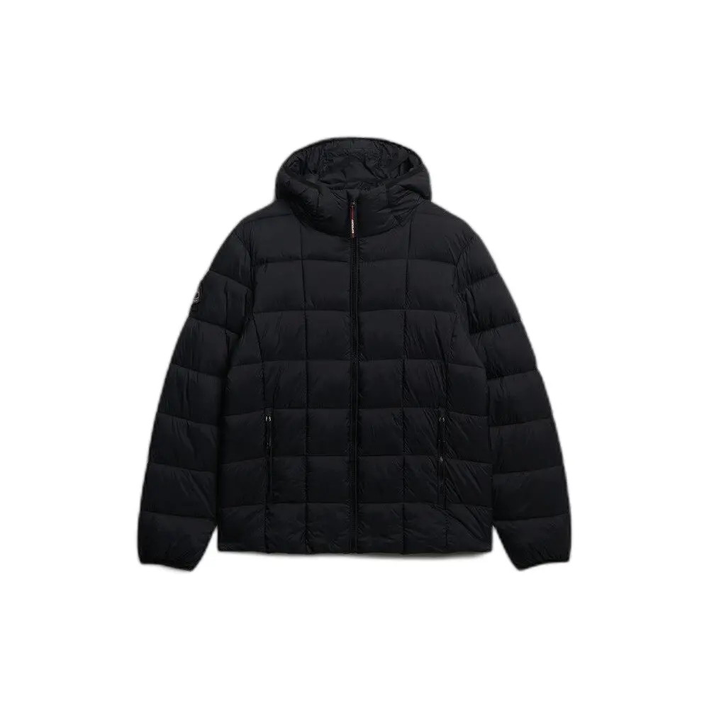 Blouson Superdry Veste légère à capuche Hooded Box Quilt Fuji Lite EU