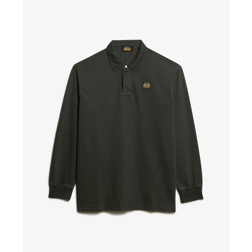 Polo a maniche lunghe con cuciture a contrasto Superdry