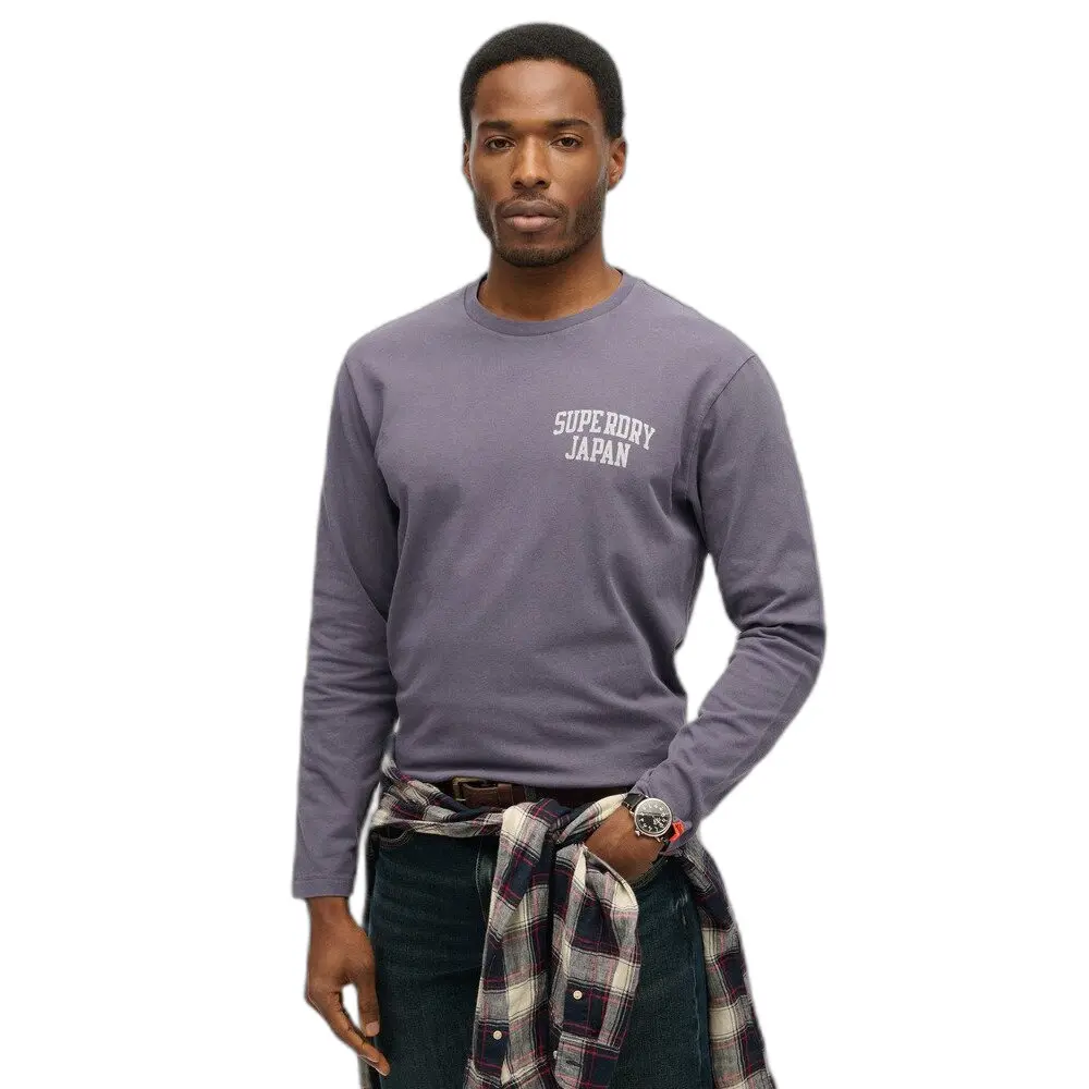 T shirt manches longues Superdry Athletic Essential - vue 8