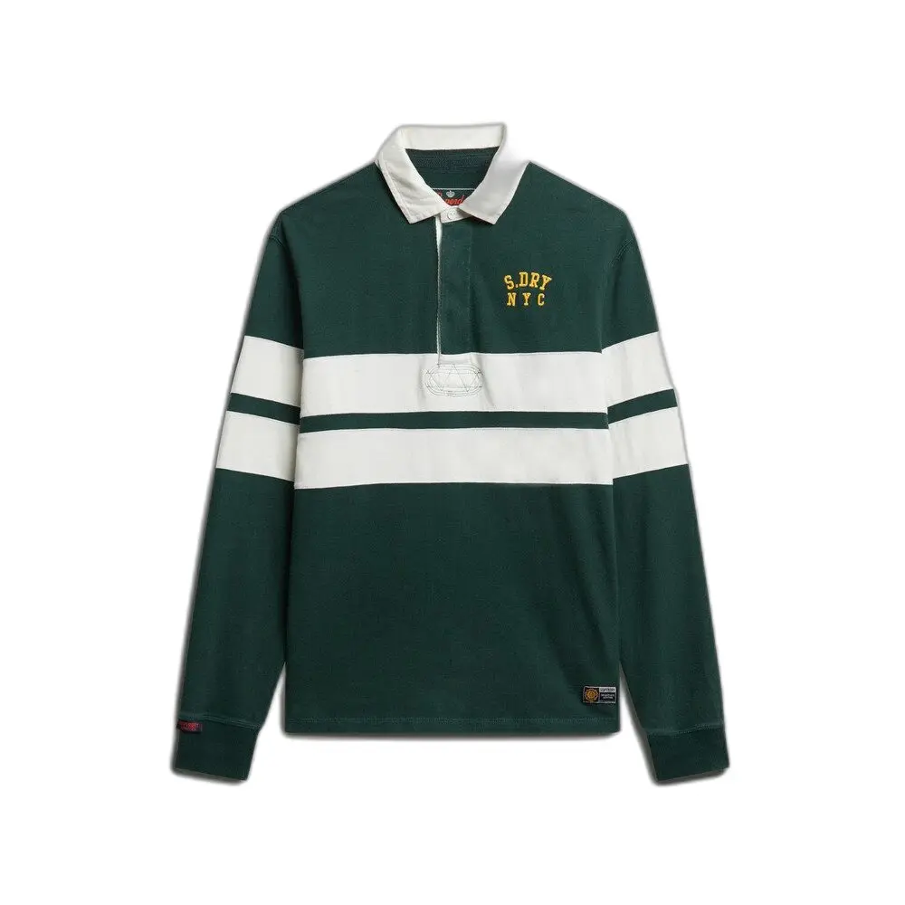 Polo Superdry Haut de rugby à rayures athlétiques vintage EU