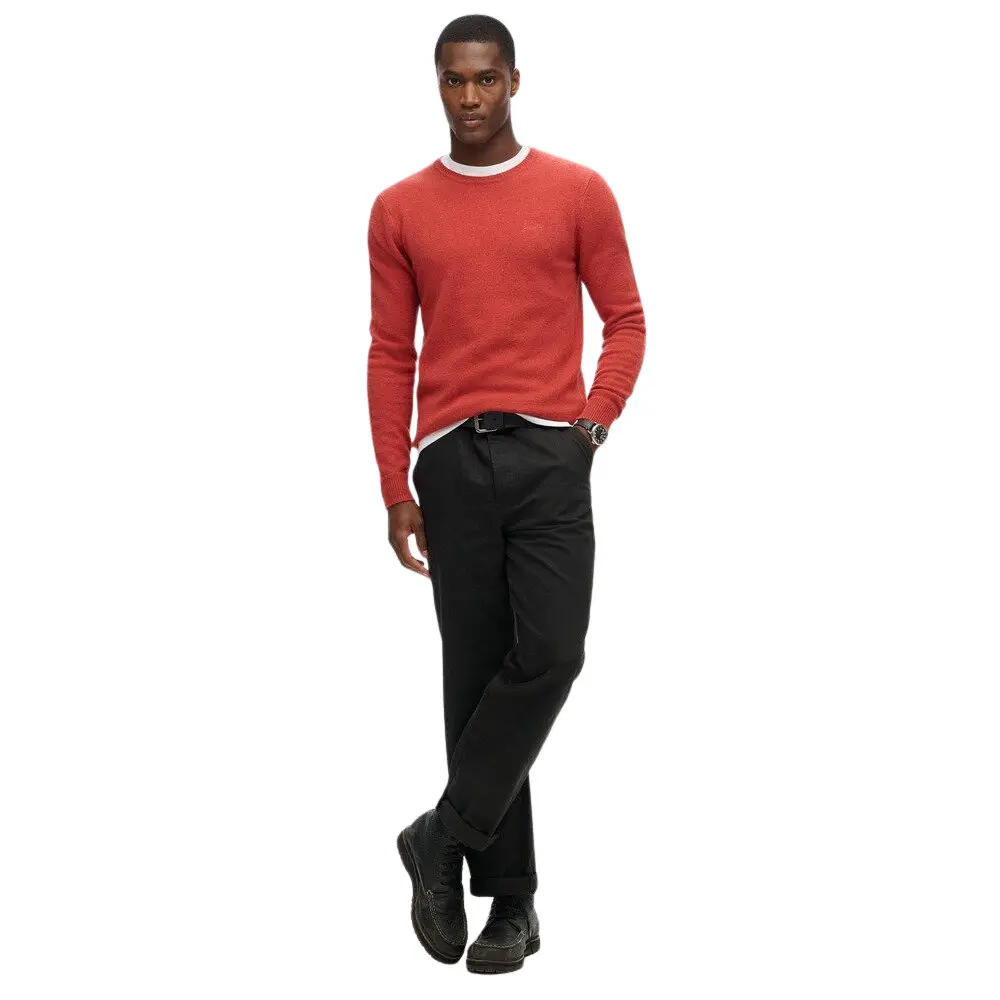 Pull Superdry Pull 12 zip en maille brodé Essential EU - vue 2