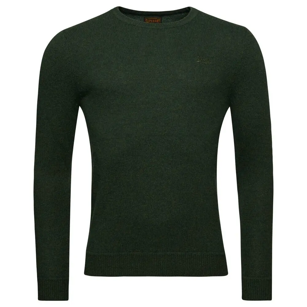 Pull Superdry Pull 12 zip en maille brodé Essential EU - vue 5
