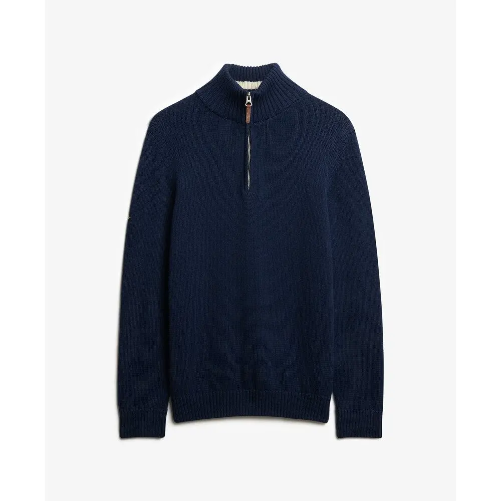 Pull Superdry Pull à demi zip en tricot Cotton Classics EU