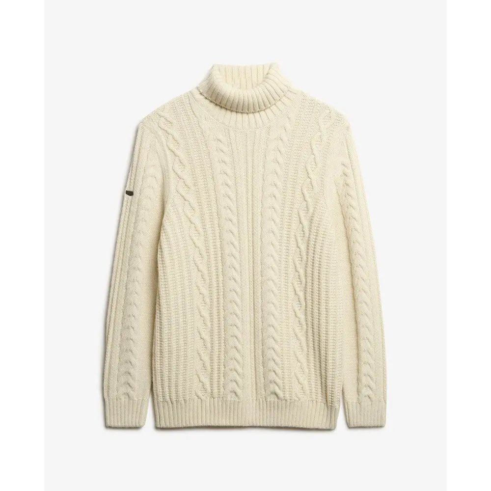 Maglione a collo alto intrecciato Superdry Jacob