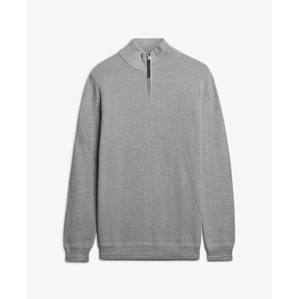 Pull Superdry Pull à demi zip en texture de coton EU
