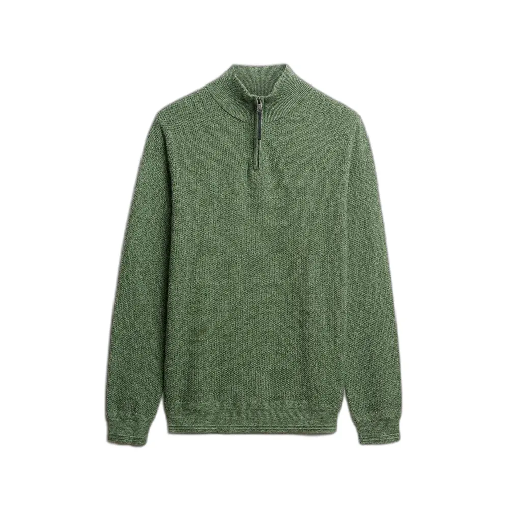 Pull texturé en coton à col camionneur Superdry - vue 8