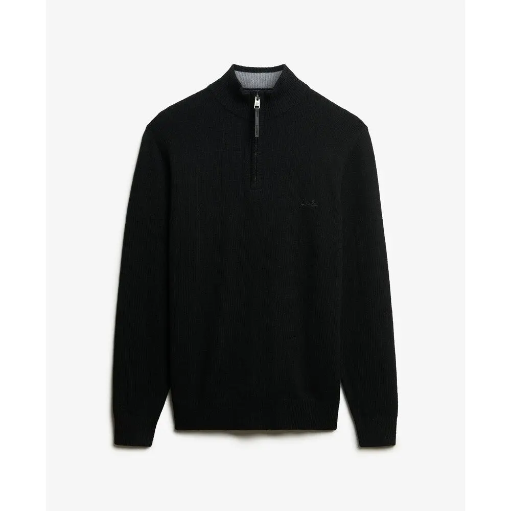 Pull Superdry Pull demi zip en laine mélangée EU - vue 3