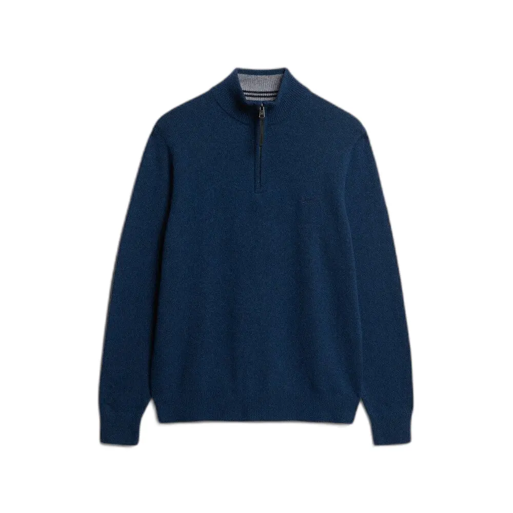 Pull Superdry Pull à demi zip en mélange de laine EU