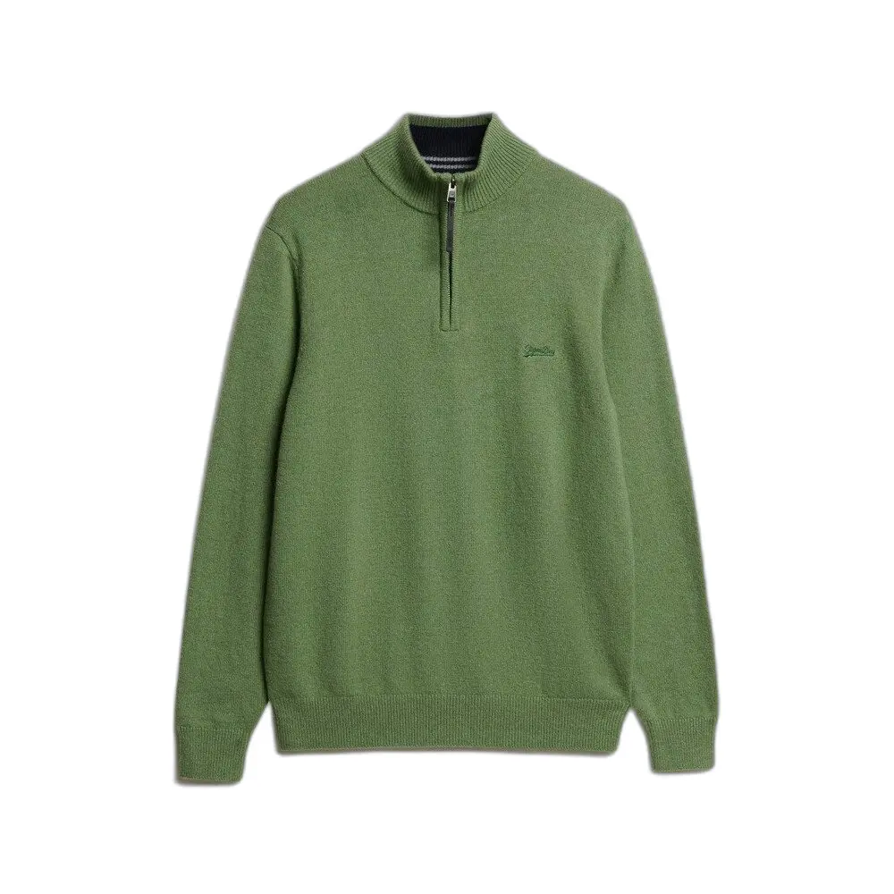Pull Superdry Pull demi zippé en laine mélangée EU