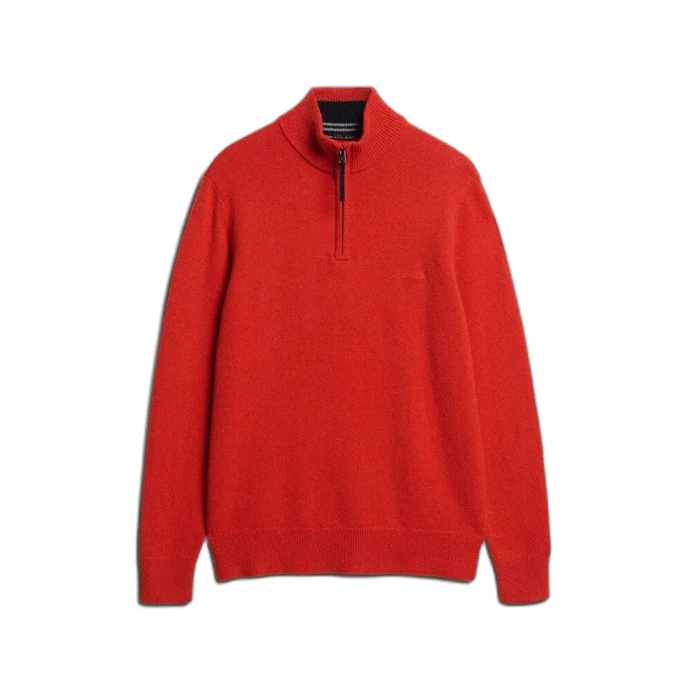 Pull en laine mélangée à col camionneur Superdry