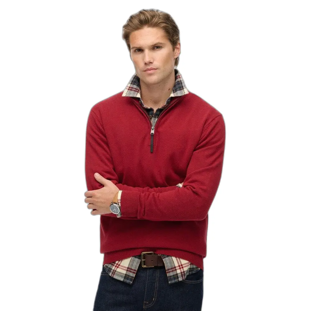 Pull Superdry Pull à demi zip en coton Essentials EU