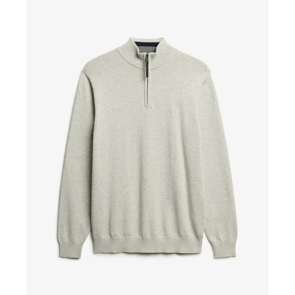 Sweat shirt Superdry Pull à demi zip en coton Essentials EU