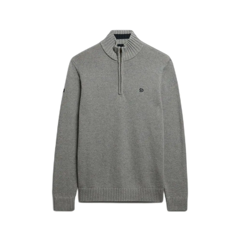 Sweat shirt Superdry Pull Half Zip Heavy EU - vue 4