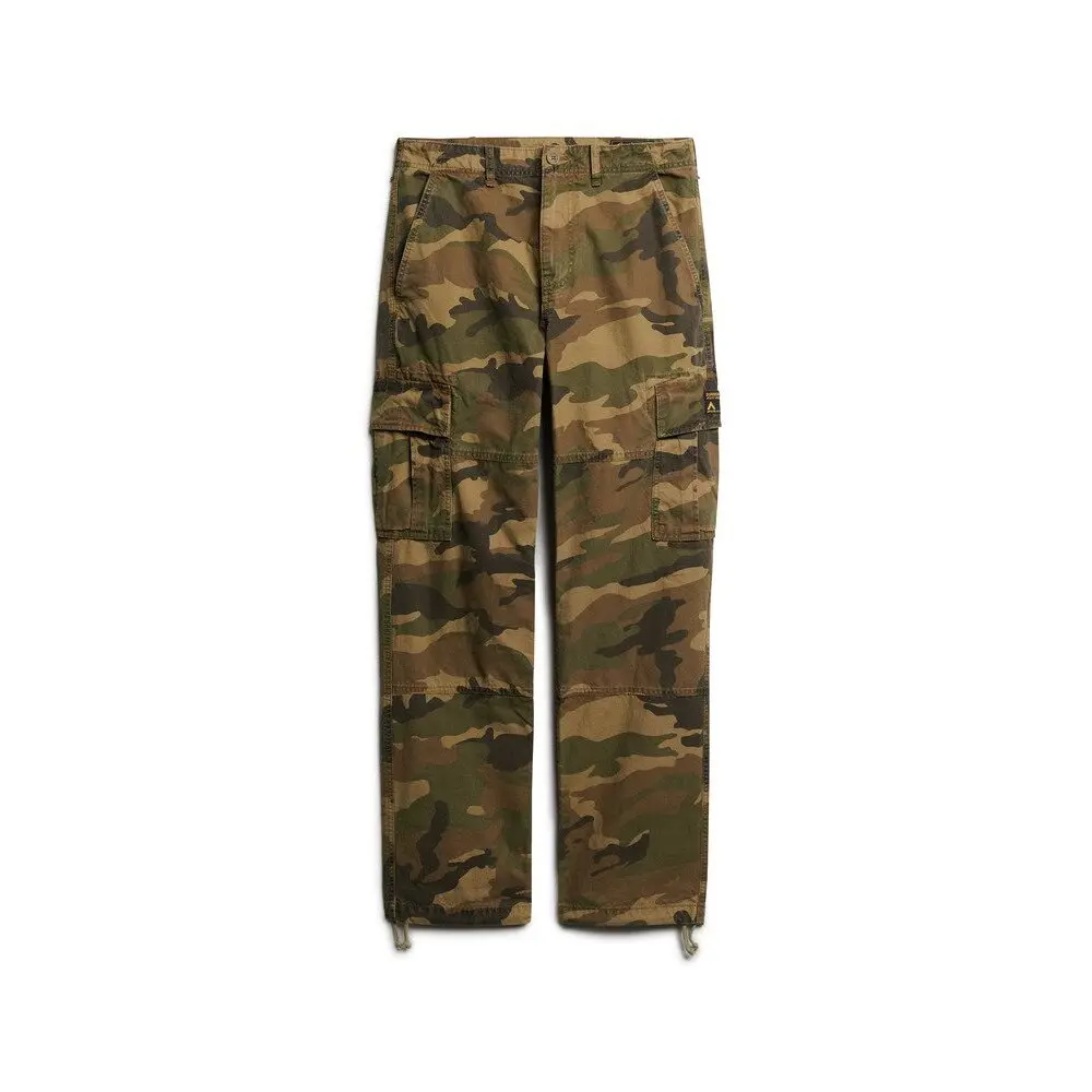 Pantaloni cargo baggy in cotone Superdry