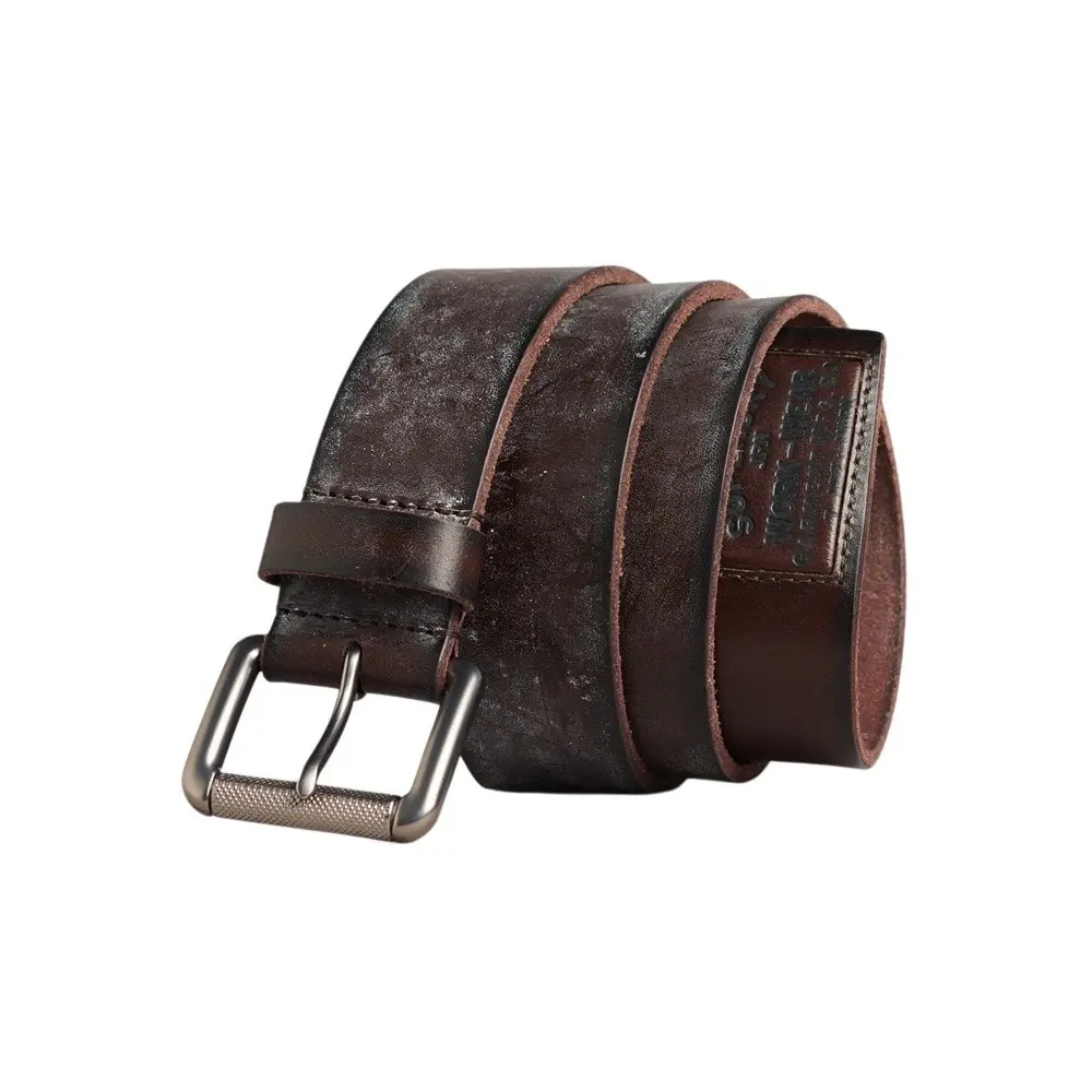 Superdry Brown Badgeman Belt In - S - Image 2