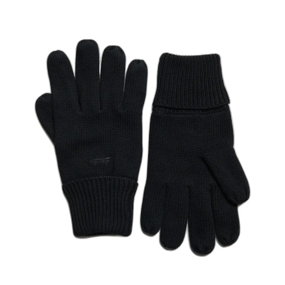 Gants Superdry Vintage logo glove blk Unique - vue 4