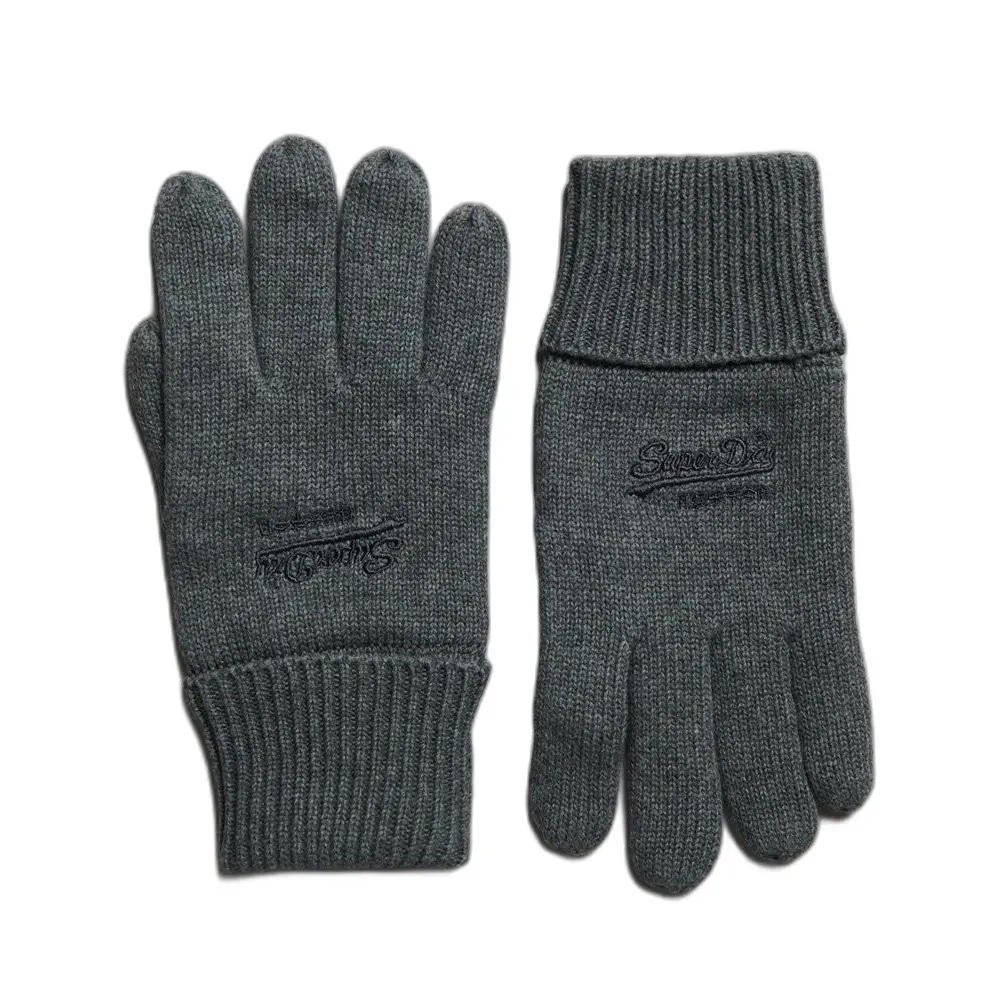 Gants Superdry Vintage logo glove blk Unique - vue 2