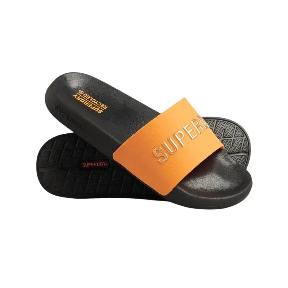 Claquettes Superdry Sandales de piscine véganes avec logo - vue 3
