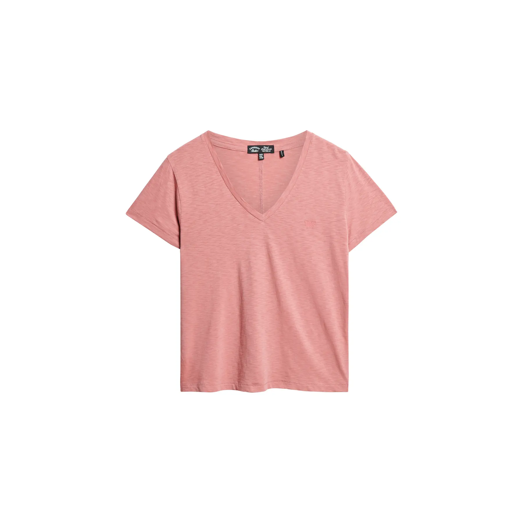 T-shirt da donna ricamata con scollo a V Superdry