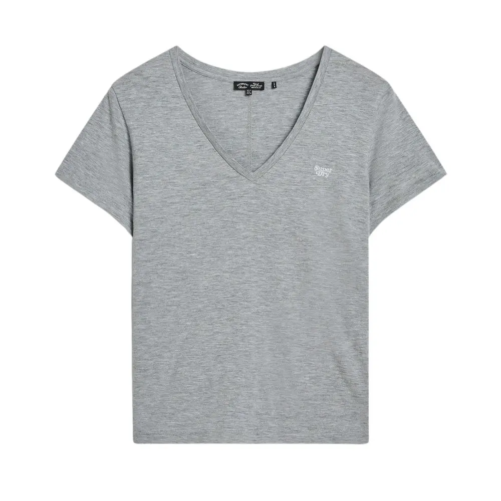 T-shirt da donna ricamata con scollo a V Superdry