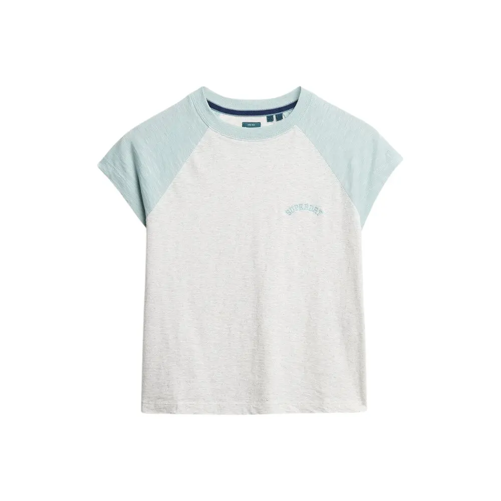 T shirt Superdry T shirt Essential Logo Raglan Slub EU - vue 2