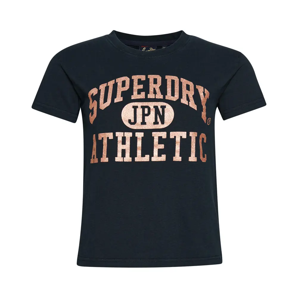 T-Shirt mit Motiv Frau Superdry College Scripted