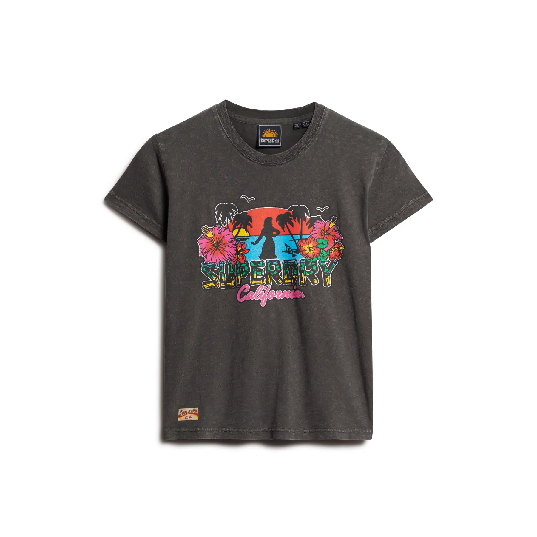 T shirt femme Superdry Cali Sticker