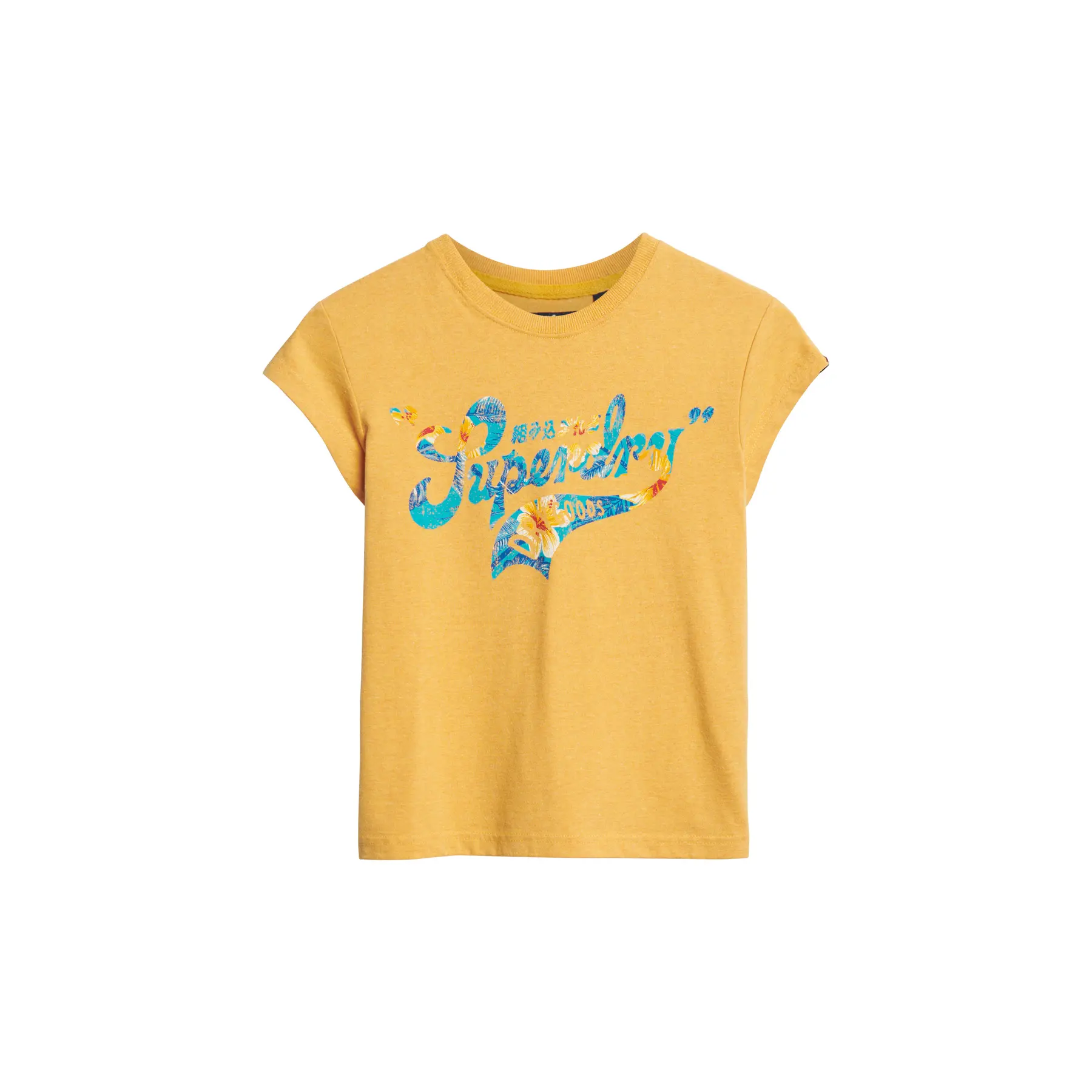T-Shirt mit Ärmeln und Blumenaufdruck Frau Superdry